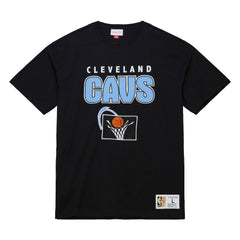 Cleveland Cavaliers Hardwood Classics Throw It Back Premium T-Shirt Black
