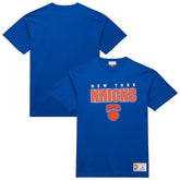 New York Knicks Hardwood Classics Throw It Back Premium T-Shirt Blue