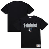 Minnesota Timberwolves Hardwood Classics Throw It Back Premium T-Shirt Black