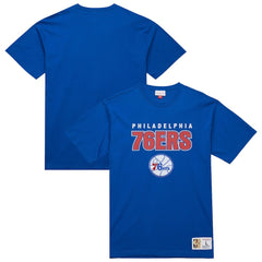 Philadelphia 76ers Hardwood Classics Throw It Back Premium T-Shirt Royal