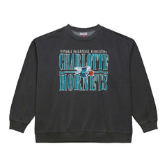 Charlotte Hornets NBA Downtown Collection Fleece Sweatshirt Black