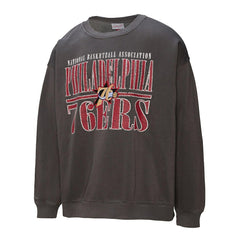 Philadelphia 76ers NBA Downtown Collection Fleece Sweatshirt Black