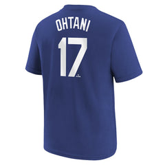 Shohei Ohtani Los Angeles Dodgers Nike Youth 2025 World Series Champions Name & Number T-Shirt - Royal T-shirts
