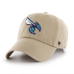 Charlotte Hornets '47 Logo Clean Up Adjustable Hat Khaki