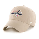 NHL Washington Capitals '47 Logo Clean Up Adjustable Hat - Khaki