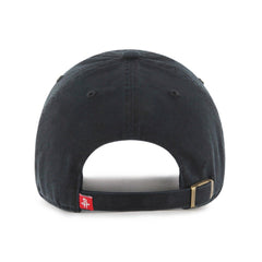Houston Rockets '47 Black on Black Clean Up Adjustable Hat