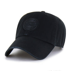 Detroit Pistons '47 Black on Black Clean Up Adjustable Hat