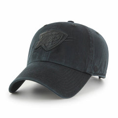 Oklahoma City Thunder '47 Black on Black Clean Up Adjustable Hat