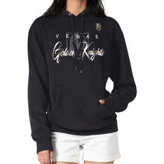 NHL Vegas Golden Knights G-III 4Her by Carl Banks Shadow Logo Fleece Pullover Hoodie - Black