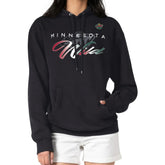NHL Minnesota Wild G-III 4Her by Carl Banks Shadow Logo Fleece Pullover Hoodie - Black