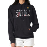 NHL Chicago Blackhawks G-III 4Her by Carl Banks Shadow Logo Fleece Pullover Hoodie - Black