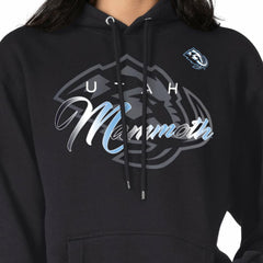 NHL Utah Mammoth G-III 4Her by Carl Banks Shadow Logo Fleece Pullover Hoodie - Black