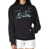 NHL San Jose Sharks G-III 4Her by Carl Banks Shadow Logo Fleece Pullover Hoodie - Black