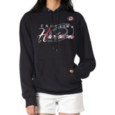 NHL Carolina Hurricanes G-III 4Her by Carl Banks Shadow Logo Fleece Pullover Hoodie - Black