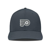 NHL Philadelphia Flyers Levelwear Rise Slate & Snow Structured Flex Hat - Charcoal