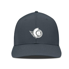 NHL Ottawa Senators Levelwear Rise Slate & Snow Structured Flex Hat - Charcoal