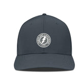 NHL Tampa Bay Lightning Levelwear Rise Slate & Snow Structured Flex Hat - Charcoal