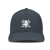 NHL Anaheim Ducks Levelwear Rise Slate & Snow Structured Flex Hat - Charcoal