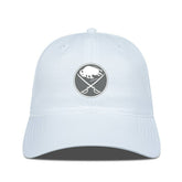 NHL Buffalo Sabres Levelwear Matrix Slate & Snow Unstructured Adjustable Hat - White