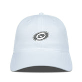 NHL Carolina Hurricanes Levelwear Matrix Slate & Snow Unstructured Adjustable Hat - White
