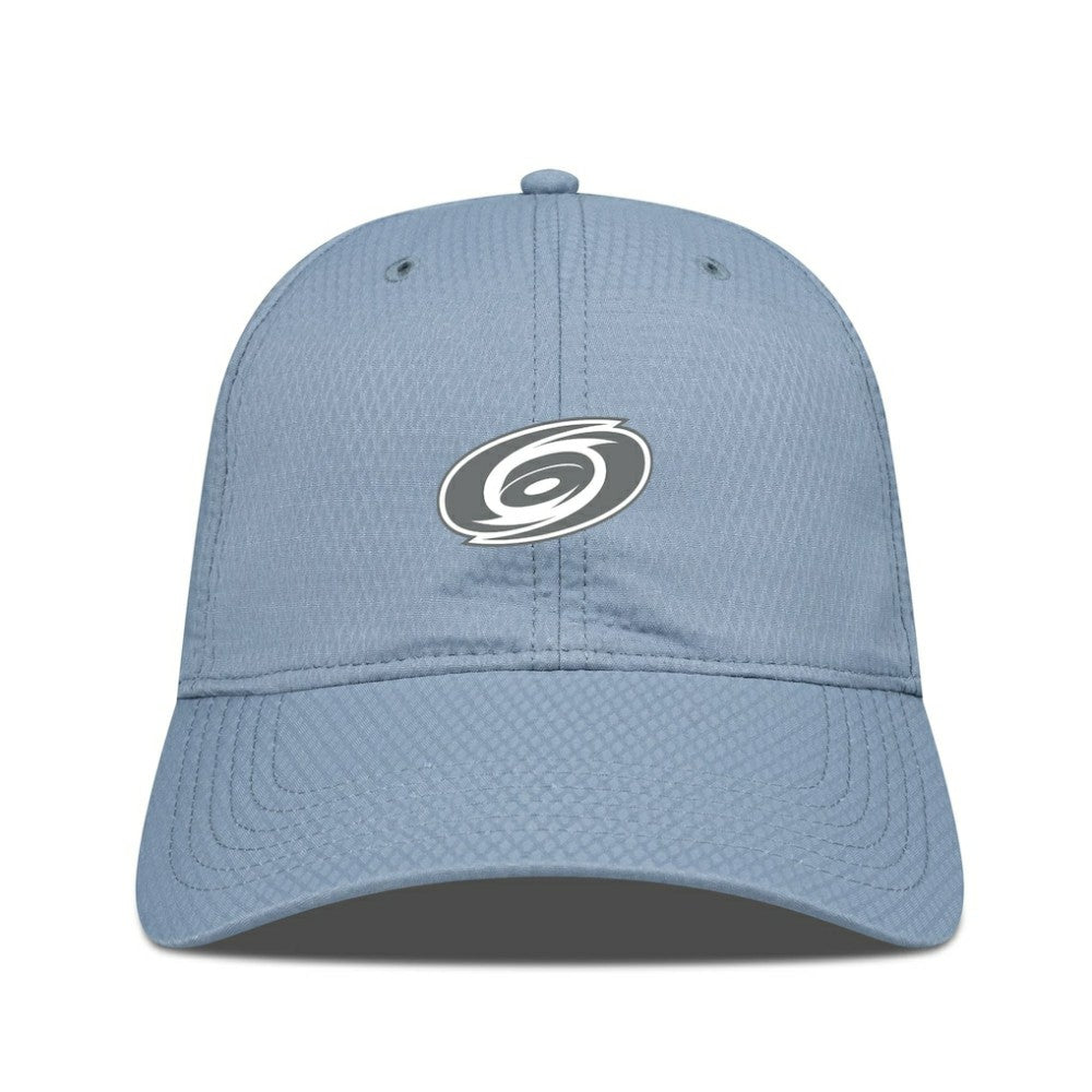 NHL Carolina Hurricanes Levelwear Matrix Slate & Snow Unstructured Adjustable Hat - Blue