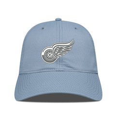 NHL Detroit Red Wings Levelwear Matrix Slate & Snow Unstructured Adjustable Hat - Blue