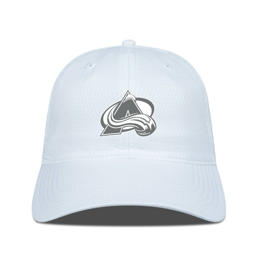 NHL Colorado Avalanche Levelwear Matrix Slate & Snow Unstructured Adjustable Hat - White