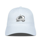 NHL Colorado Avalanche Levelwear Matrix Slate & Snow Unstructured Adjustable Hat - White