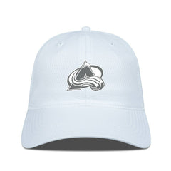 NHL Colorado Avalanche Levelwear Matrix Slate & Snow Unstructured Adjustable Hat - White