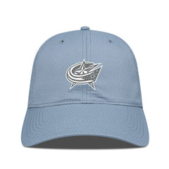 NHL Columbus Blue Jackets Levelwear Matrix Slate & Snow Unstructured Adjustable Hat - Blue