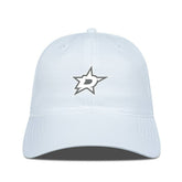 NHL Dallas Stars Levelwear Matrix Slate & Snow Unstructured Adjustable Hat - White