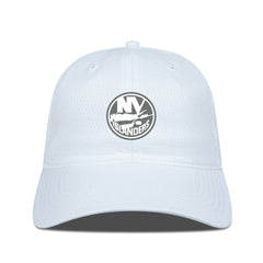 NHL New York Islanders Levelwear Matrix Slate & Snow Unstructured Adjustable Hat - White