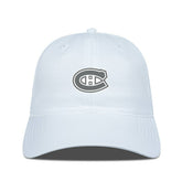 NHL Montreal Canadiens Levelwear Matrix Slate & Snow Unstructured Adjustable Hat - White