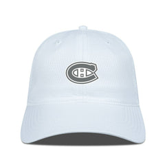 NHL Montreal Canadiens Levelwear Matrix Slate & Snow Unstructured Adjustable Hat - White