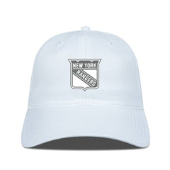 NHL New York Rangers Levelwear Matrix Slate & Snow Unstructured Adjustable Hat - White