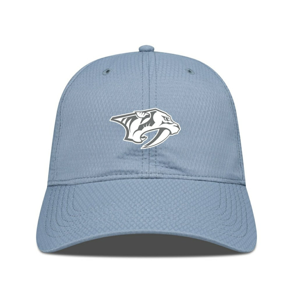 NHL Nashville Predators Levelwear Matrix Slate & Snow Unstructured Adjustable Hat - Blue