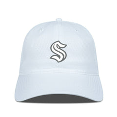 NHL Seattle Kraken Levelwear Matrix Slate & Snow Unstructured Adjustable Hat - White