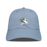 NHL San Jose Sharks Levelwear Matrix Slate & Snow Unstructured Adjustable Hat - Blue