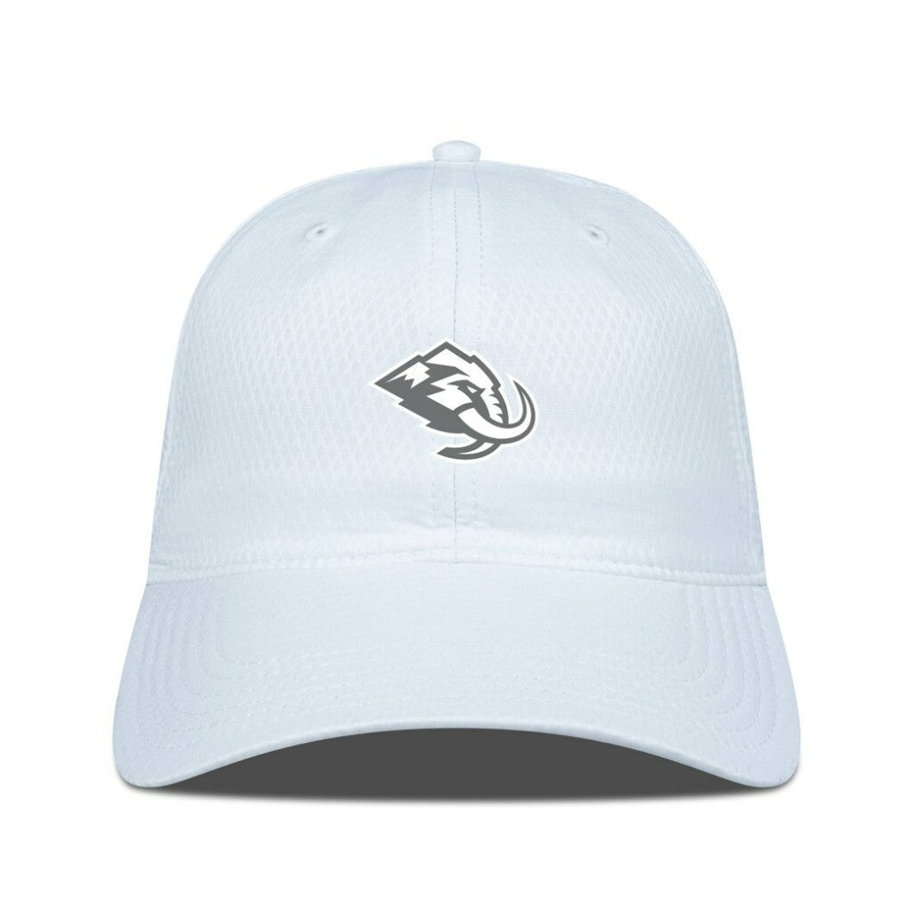 NHL Utah Mammoth Levelwear Matrix Slate & Snow Unstructured Adjustable Hat - White