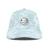 NHL New York Islanders Levelwear Clash Slate & Snow Meshback Flex Hat - Camo