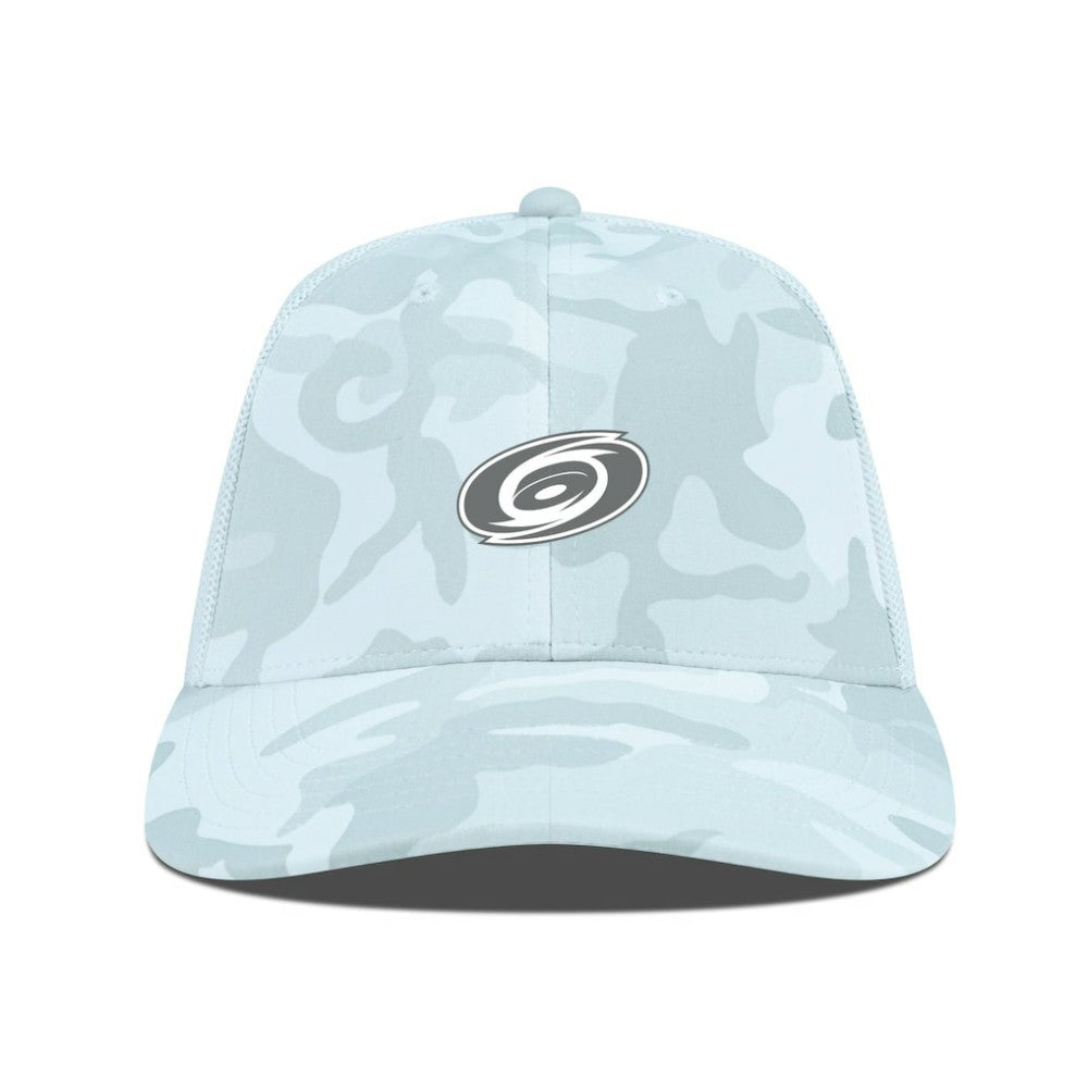 NHL Carolina Hurricanes Levelwear Clash Slate & Snow Meshback Flex Hat - Camo