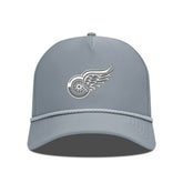 NHL Detroit Red Wings Levelwear Gordon Slate & Snow Rope Adjustable Hat - Gray