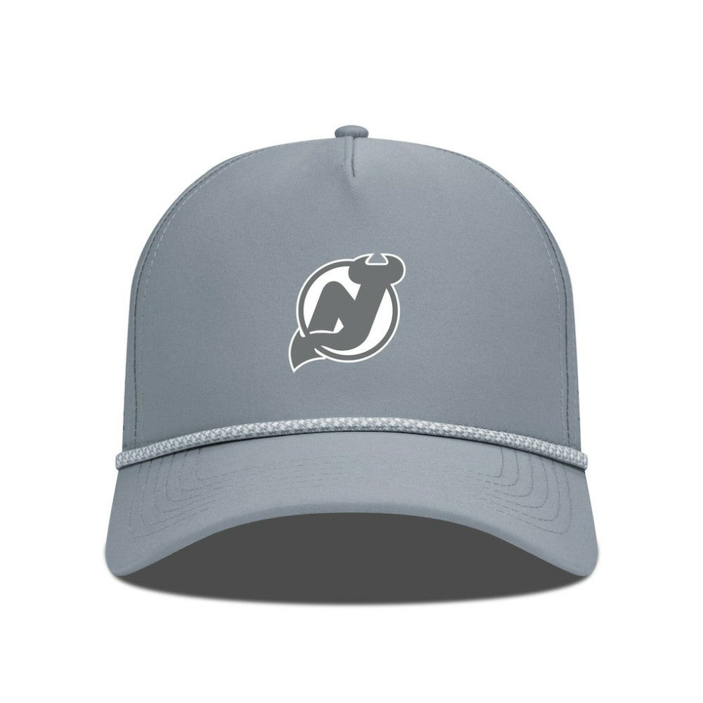 NHL New Jersey Devils Levelwear Gordon Slate & Snow Rope Adjustable Hat - Gray