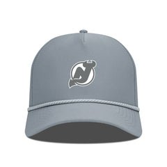 NHL New Jersey Devils Levelwear Gordon Slate & Snow Rope Adjustable Hat - Gray