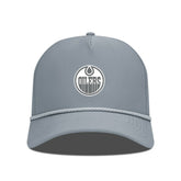 NHL Edmonton Oilers Levelwear Gordon Slate & Snow Rope Adjustable Hat - Gray