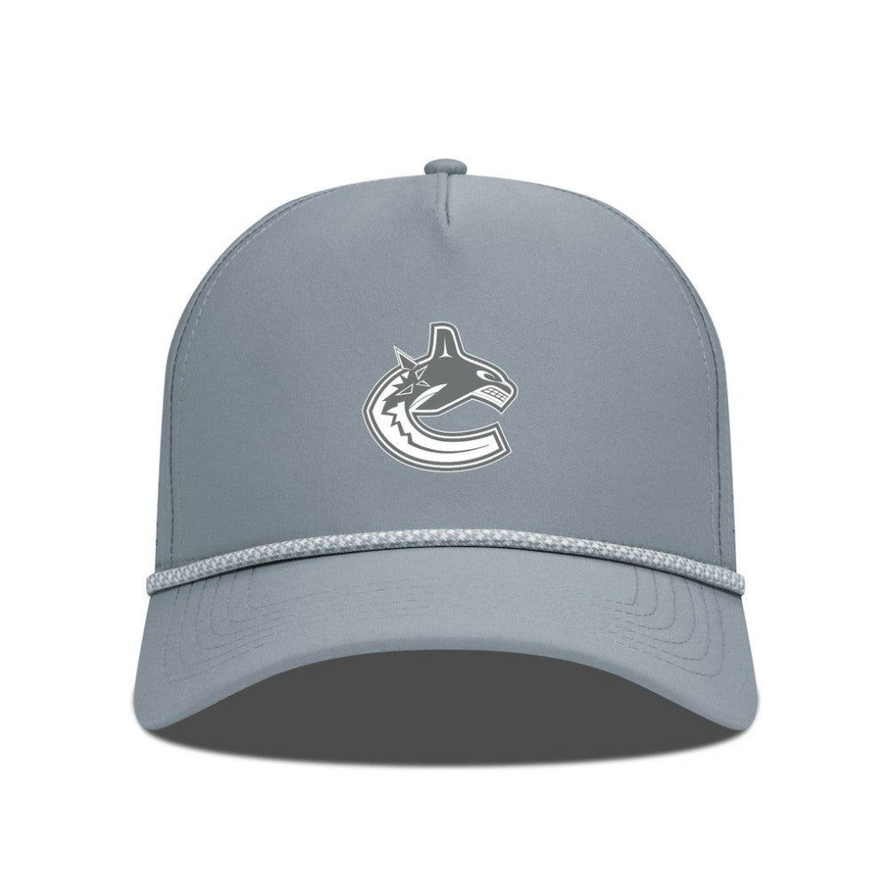 NHL Vancouver Canucks Levelwear Gordon Slate & Snow Rope Adjustable Hat - Gray