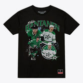 NHL Mikko Rantanen Dallas Stars Mitchell & Ness Player Collage T-Shirt - Black