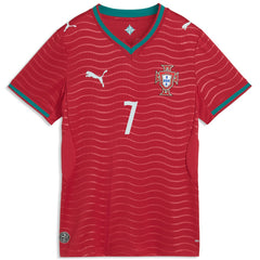 Cristiano Ronaldo Portugal National Team Women's 2026 Home Replica Jersey Red