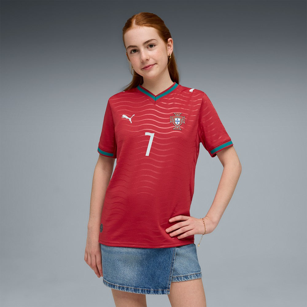 Cristiano Ronaldo Portugal National Team Youth 2026 Home Replica Jersey Red