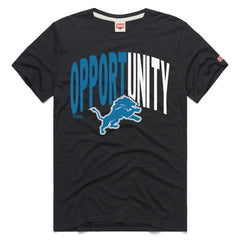 Detroit Lions Homage Unisex 2025 Inspire Change Opportunity Tri-Blend T-Shirt Charcoal